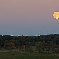 Fullmåne över Österlen